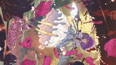 Skeletons anime girls remilia scarlet touhou video games