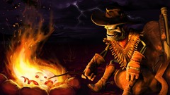 Skeletons video games gunstringer