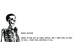 Skeletons white background