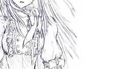 Sketches monochrome artwork Anime