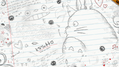 Sketches totoro drawings