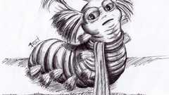 Sketches worms labyrinth