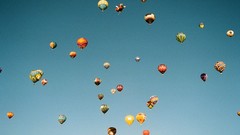 Skies skyscapes hot air balloons