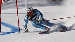 Skiing winter sports
