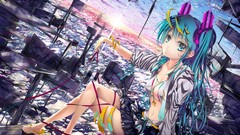 Skirts anime girls hatsune miku vocaloid