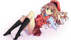 Skirts anime girls panties