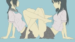 Skirts anime girls school uniforms sayonara zetsubou sensei 