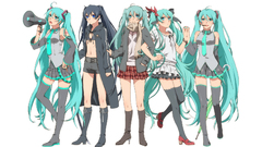 Skirts black hair long