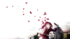 Skirts flower petals Anime