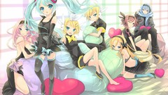 Skirts hatsune miku vocaloid megurine luka