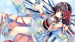 Skirts long hair Anime