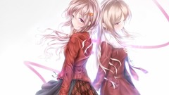 Skirts pink hair long hair anime girls guilty crown twintails 