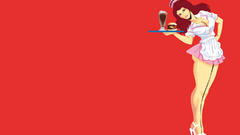 Skirts waitress drawings hamburgers