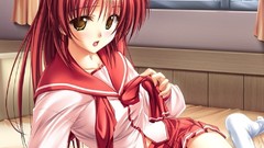 Skirts yellow eyes kousaka