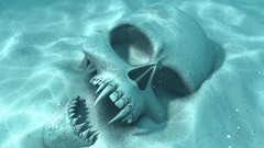 Skull underwater The only newest