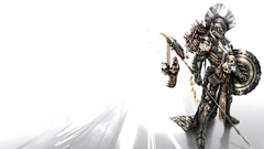 Skulls armor shield skeletons