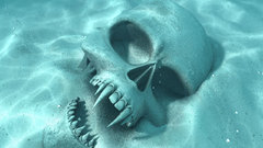Skulls artistic underwater