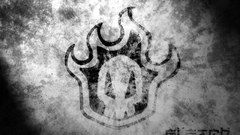 Skulls bleach grayscale logos