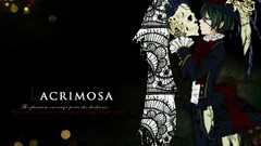 Skulls blue eyes kuroshitsuji ciel phantomhive black hair anime 