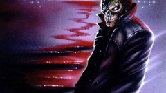 Skulls comics blood buildings