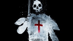 Skulls cross Knights artwork