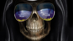 Skulls death glasses funny
