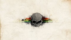 Skulls death grunge rainbows