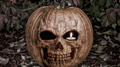 Skulls death Halloween Candles