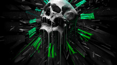 Skulls death long exposure