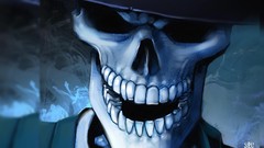 Skulls detective artwork Skulduggery Pleasant