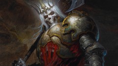 Skulls diablo diablo iii artwork video games skeleton king