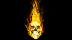 Skulls fire Ghost Rider