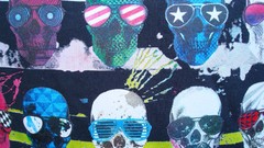 Skulls glasses weird