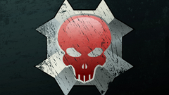 Skulls halo digital art