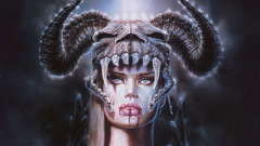 Skulls luis royo blood