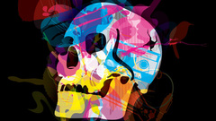 Skulls multicolor