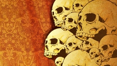 Skulls orange Food and