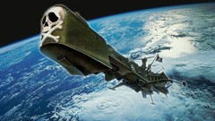 Skulls outer space Earth