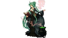 Skulls pixiv Books green