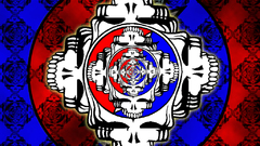 Skulls psychedelic The Grateful