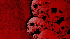 Skulls red