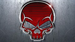 Skulls red
