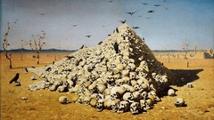 Skulls War death oil