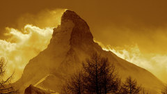 Sky brown mud abstract