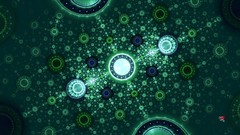 Sky Green Fractals abstract digital art