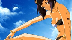 Sky sunglasses anime girls cowboy bebop bikini Faye Faye 
