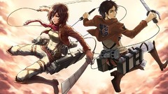 Sky weapons Anime anime girls mikasa ackerman shingeki no 