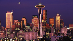 Skyline Seattle Space needle