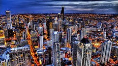 Skylines Chicago cityscapes