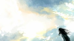 Skyscapes anime girls